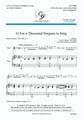 O For a Thousand Tongues to Sing SAB choral sheet music cover